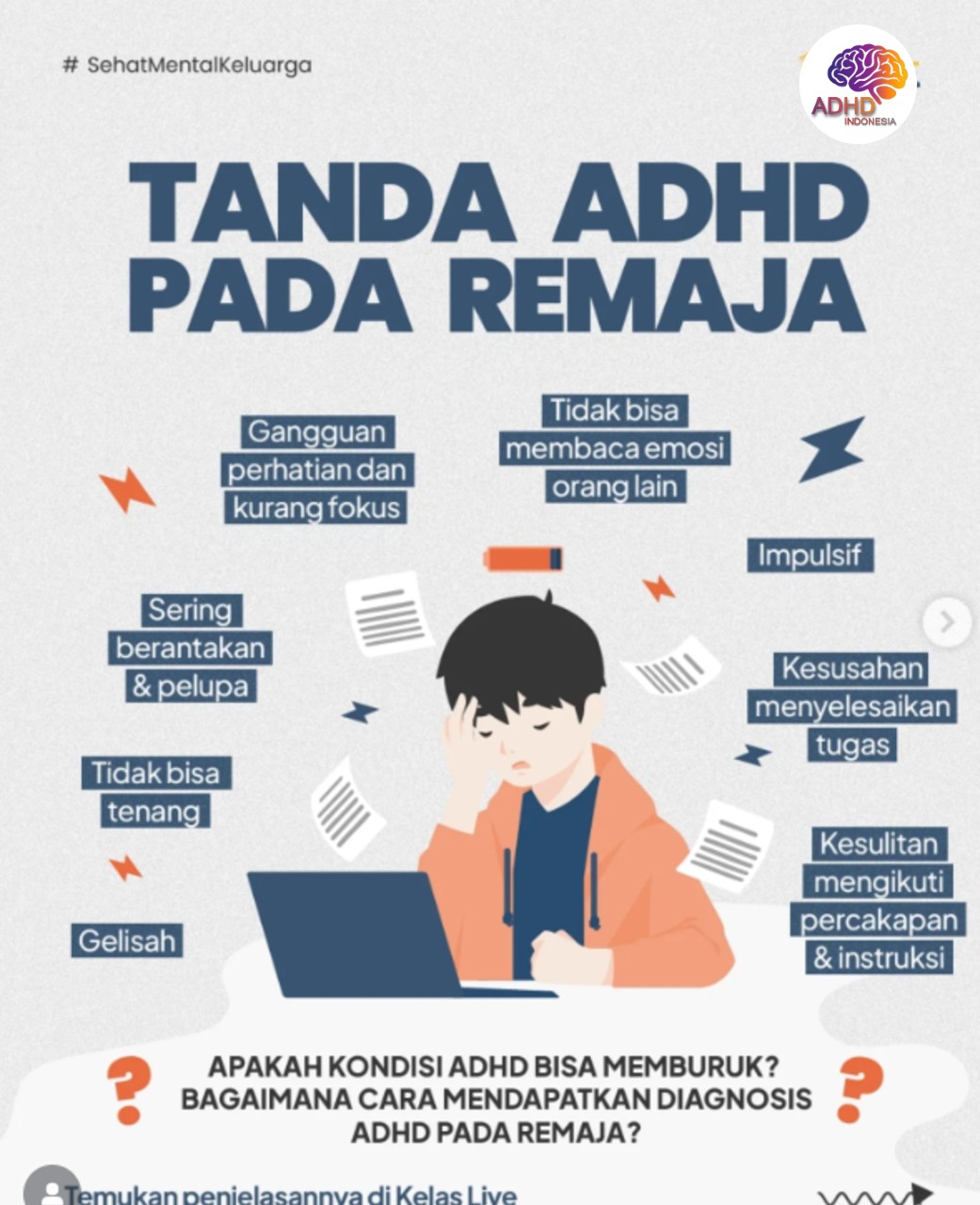 Screening ADHD Non-Diagnostik: Edukasi Awal bagi Orang Tua di Kabupaten Pesawaran